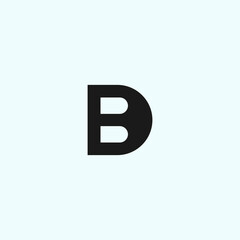 logos d and b. letter logo