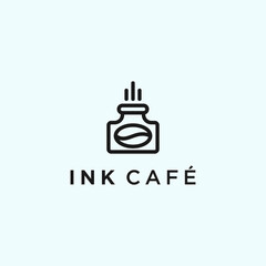 coffee ink logo. ink logo