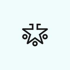 star lab logo. logo star