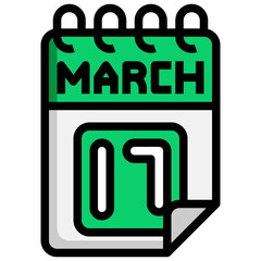 CALENDAR Filled Outline