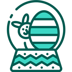 globe one color icon