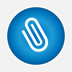 Paper Clip Icon.