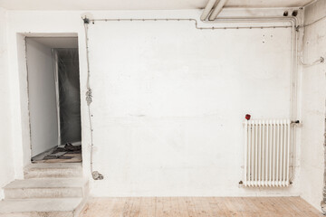Obraz na płótnie Canvas Sanierung eines Kellerraumes