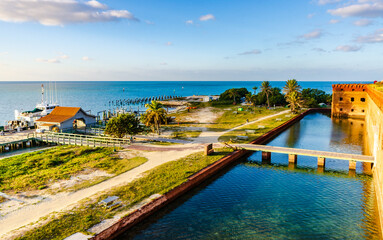 Aerial view - Fort Jefferson - Dry Tortugas National Park