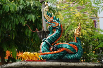 dragon on the roof