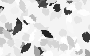 Light Gray vector template with chaotic shapes.