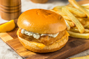 Homemade Fish Filet Sandwich