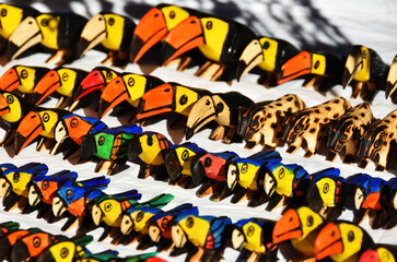 Tucan souvenirs, bird park, Argentina