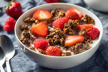 Healthy Homemade Chocolate Granola