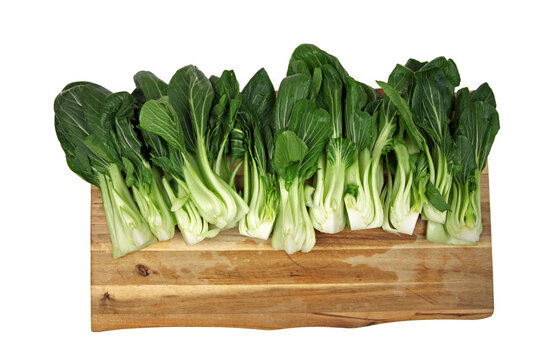 Pak Choi geschnitten