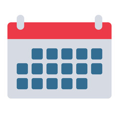 calendar date day month year schedule holiday weekend office work business finance icon