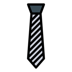 tie necktie man businessman work fashion outfit business finance office icon
