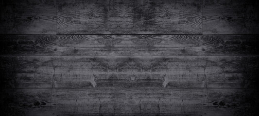 old black grey rustic dark wooden texture - wood background panorama long banner.