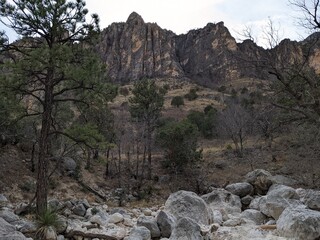 rocks in the mountains