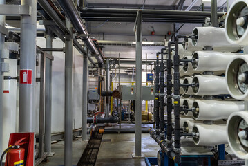 This picture shows water purification equipment.