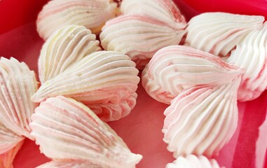 marshmallow hearts, sweets for lovers, Valentine's Day