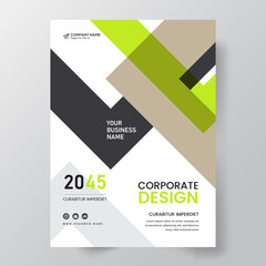 Corporate business flyer template Book Cover Design, Corporate Business flyer template vector design, Flyer Template Geometric shape used for business poster layout,