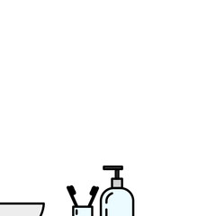 Morning hygiene (contour)