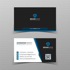 modern creative design business card template illustration.