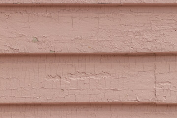 exterior of building, pink paint shingles
