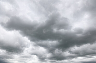 Obraz premium Grey storm clouds