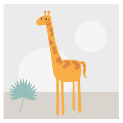 giraffe vector picture