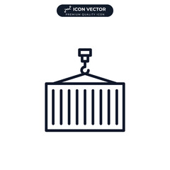 container icon symbol template for graphic and web design collection logo vector illustration