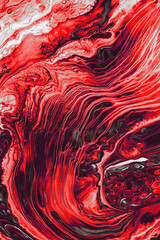 Red Acrylic Fluid