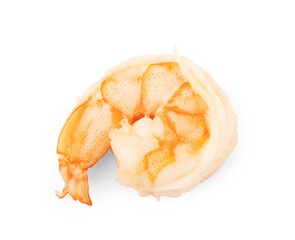 shrimps isolated on a white background. vannamei