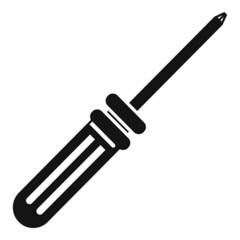 Small screwdriver icon simple vector. Service fix