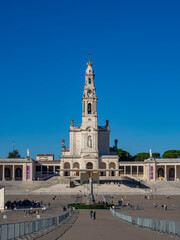 Fototapeta na wymiar The Sanctuary of Fatima in a beautiful summer day, Portugal