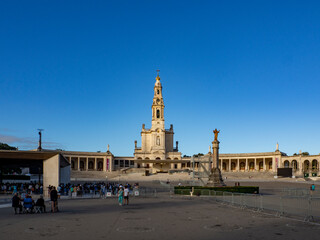 The Sanctuary of Fatima in a beautiful summer day, Portugal