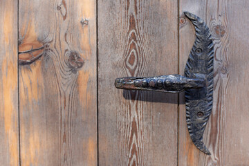 old wooden door.close up