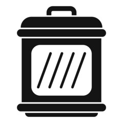 Restaurant smokehouse icon simple vector. Oven house