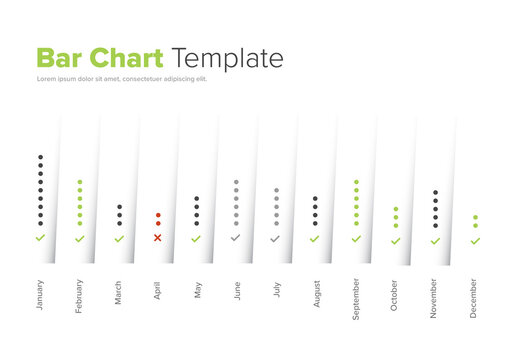 Minimalist Bar Chart Infographic Layout