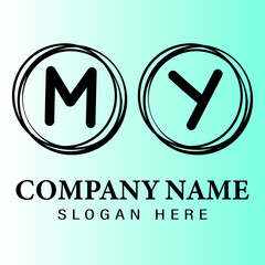 MY M Y logo for company