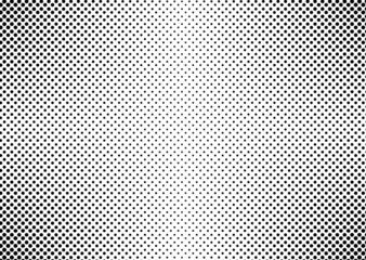 Dot pattern. Comic pop art background. Halftone fade gradient. Cartoon duotone print. Anime backdrop with half tone effect. Monochrome banner. Black white gradation frame. Vector illustration