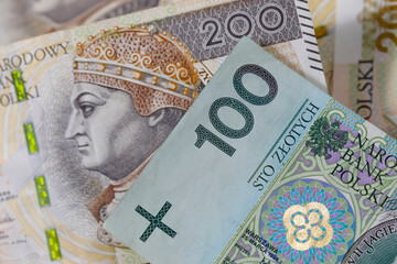 Polish zloty banknotes, PLN money
