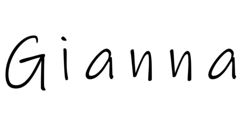 Fototapeta premium Simple text name design forAmari