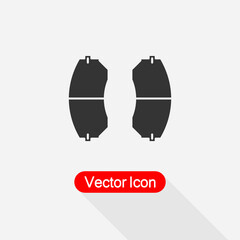 Obraz premium Car Brake Pad Icon Vector Illustration Eps10