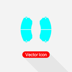 Car Brake Pad Icon Vector Illustration Eps10
