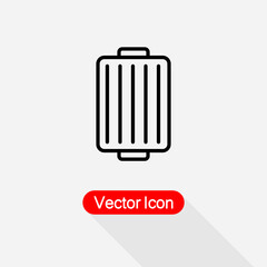 Car Oil Filter Icon Vector Illustration Eps10