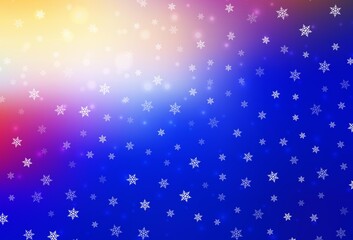 Light Pink, Blue vector template in carnival style.