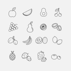 fruit icons