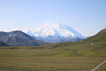 snowy mountain landscape