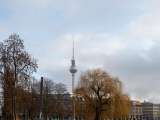 Berlin. The beautiful capital of Germany. TV tower.