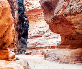 Ruins of the ancient city of Petra