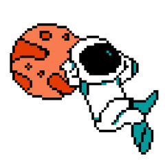 cosmonaut on mars, space flight, space conquest, astronaut in space, space, astronaut, mars © vilma3000