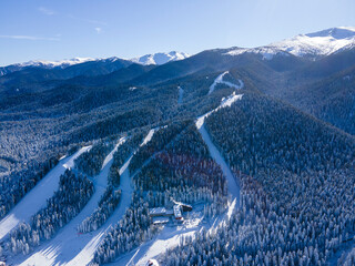 Rila Mountain near ski resort of Borovets, Bulgaria