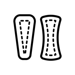 daily sanitary napkin vector illustration